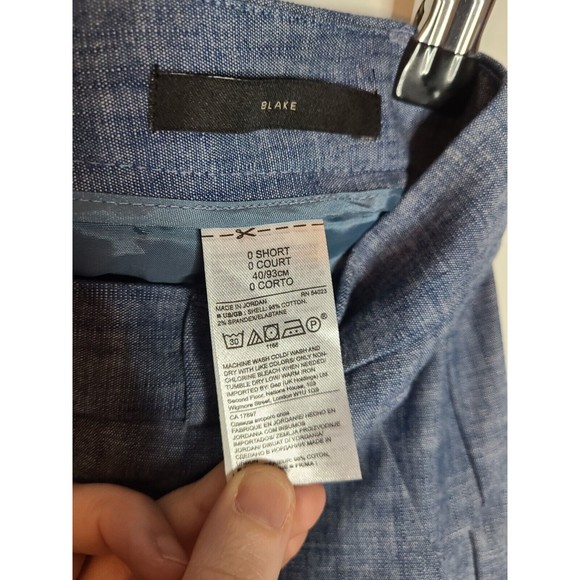NWT Banana Republic Blake Blue Ankle Pant Womens 0 Short - Picture 7 of 8
